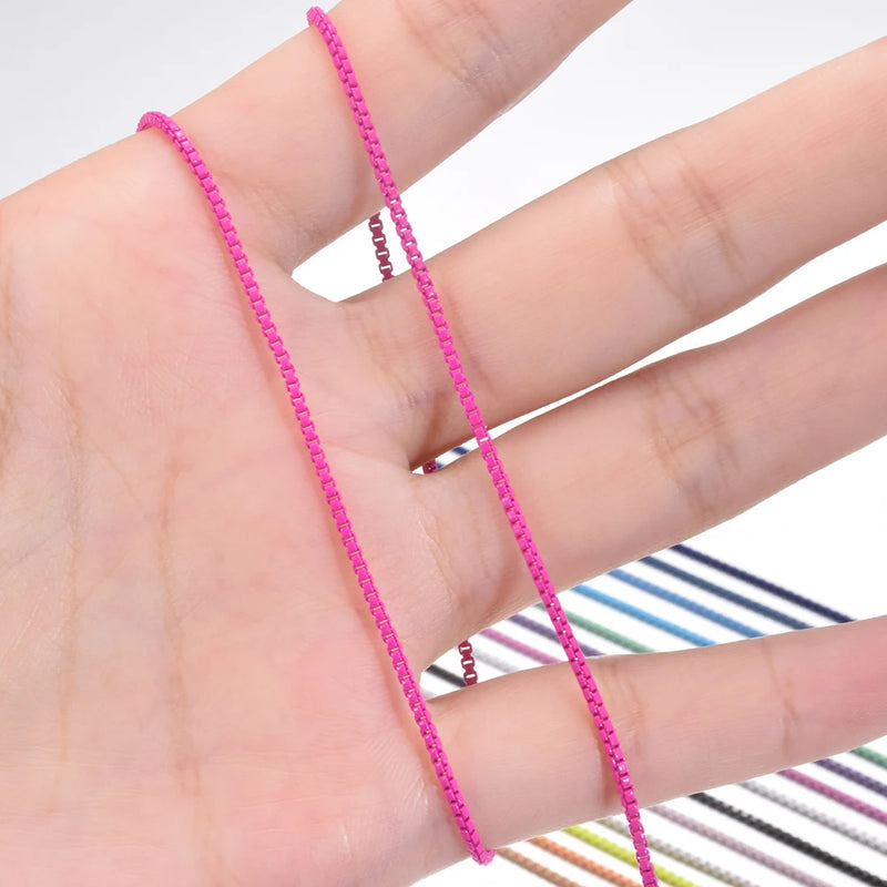 1 Meter 1.5mm Metal Chain for Jewelry Making