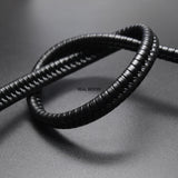 1 Meter 12x6mm Braid Leather Cord DIY Men Bracelet Jewelry Making