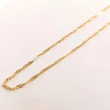 1 Meter 14K Copper Water Wave Chains For DIY Jewelry