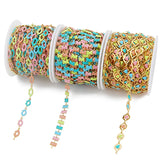 18k Plated Heart Lip Chains for DIY Jewelry Making Supplies