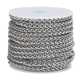 1M 304 Stainless Steel Cable Chain for DIY Jewelry Making