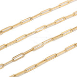 4x14mm Stainless Steel Rectangle Flat Cable Chain 1 Meter