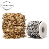 4x14mm Stainless Steel Rectangle Flat Cable Chain 1 Meter