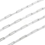 4x14mm Stainless Steel Rectangle Flat Cable Chain 1 Meter