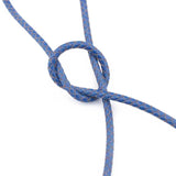 1 Meter 5mm Round Braided Leather Cord for Jewelry Making
