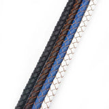 1 Meter 5mm Round Braided Leather Cord for Jewelry Making