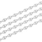 6MM Stainless Steel Flower Chain for DIY Choker Necklace
