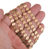 6MM Stainless Steel Easter Eggs Oval Chain Link Chain for Necklace DIY