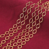 1.7mm Stainless Steel Horse Eye Link Chains for Jewelry Making
