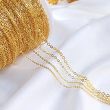 925 Silver Plated Cross Chain Necklace for Jewelry Findings