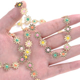 1 Meter Stainless Steel Flower Chains for Jewelry Making