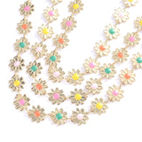 1 Meter Stainless Steel Flower Chains for Jewelry Making