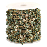1 Meter Natural Stones Beaded Chains Jewelry Bulk DIY