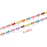 1 Meter Enamel Butterfly Stainless Steel Chains