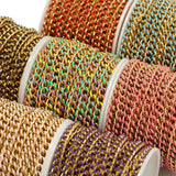 1m Enamel Stainless Steel Cuban Chains for DIY Jewelry