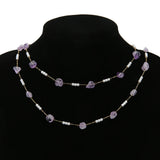 1 Meter Gemstone Beaded Stainless Steel Chains DIY Jewelry Making Supplies