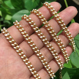 1 Meter Copper Buckle Link Chains Charms for Jewelry Making