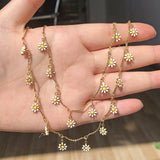 1 Meter Copper Evil Eye Drop Oil Chains for Jewelry Making