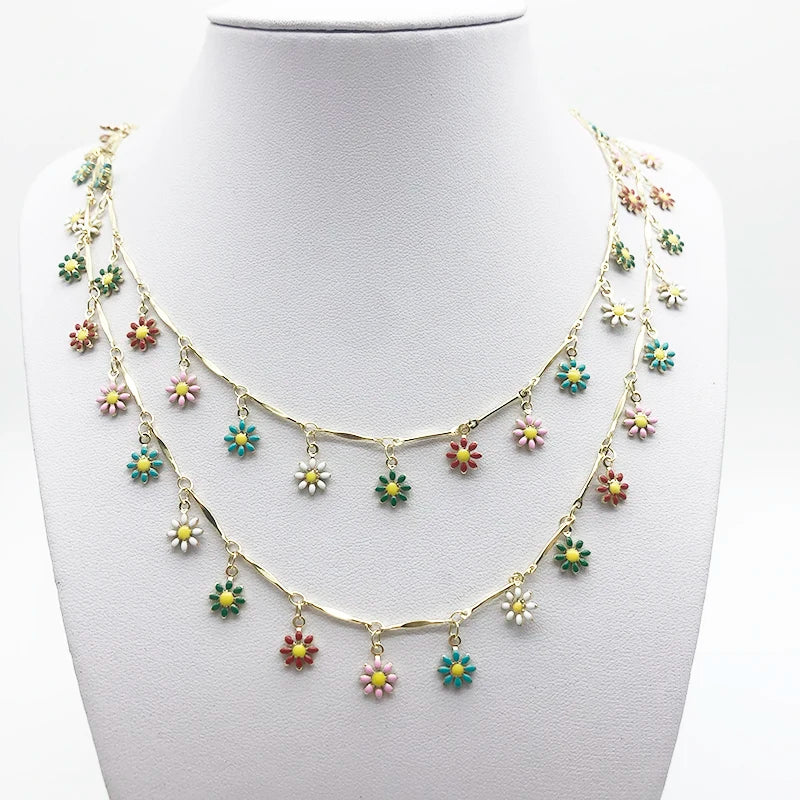 1 Meter Devil's Eyes Beads Chains for DIY Jewelry Making