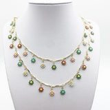 1 Meter Devil's Eyes Beads Chains for DIY Jewelry Making