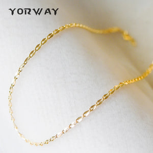 1 Meter Plated Brass Double Bar Linked Chains 2mm