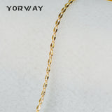 1 Meter Plated Brass Double Bar Linked Chains 2mm