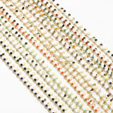 1 Meter Water Drop CRYSTAL Stone Rosary Chain for Jewelry Making DIY