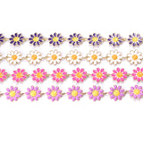 1 Meter Metal Flower Chain Stainless Steel Chains for DIY Jewelry