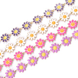 1 Meter Metal Flower Chain Stainless Steel Chains for DIY Jewelry