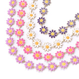 1 Meter Metal Flower Chain Stainless Steel Chains for DIY Jewelry