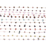 1 Meter Natural Stone Beads Gravel Chain for Jewelry Making