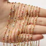 1m Stainless Steel Cable Chain for DIY Jewelry Necklace Bracelets