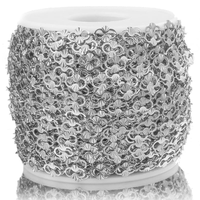 1 Meter Stainless Steel Rectangle Chain for DIY Jewelry Making