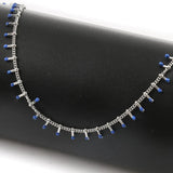 1m Silver Plated Drop Oil Beads Chain Wire Rosary DIY Jewelry Making