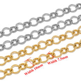 1m Stainless 1:1 Textured Twisted Chains Heavy O Chain for Men Women