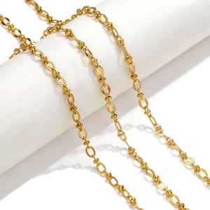 1 Meter Stainless Steel Knot Chain DIY Necklace Bracelet