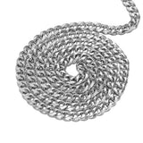 1m Stainless Steel 3mm 6mm Flat Cuban Chains No Fade
