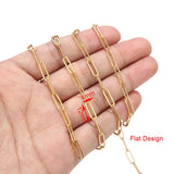 1 Meter Stainless Steel Flat Drawn Cable Chain