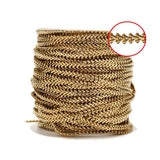 1m Stainless Steel 6mm Fishbone Chain for Necklace Making