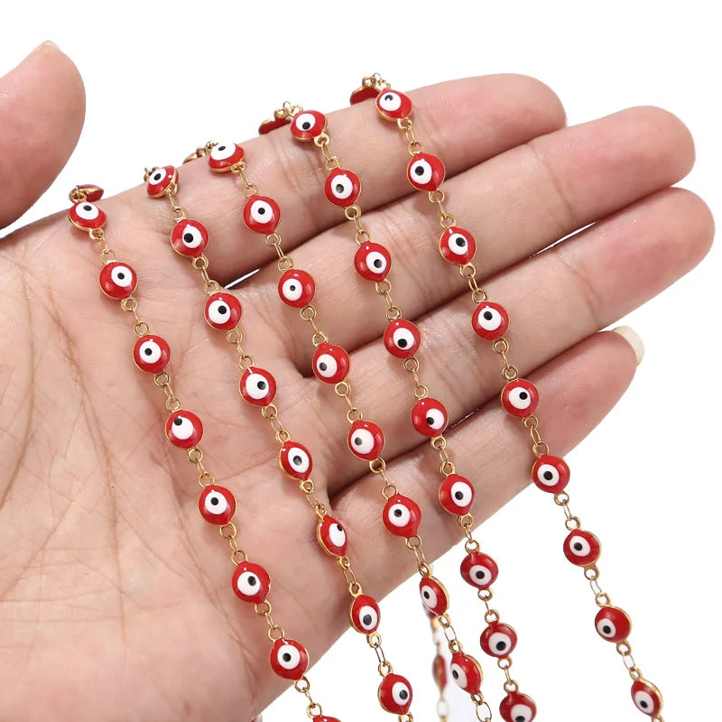 1 Meter Stainless Steel Eye Chains for Jewelry Making