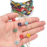 1 Meter Stainless Steel Beaded Chains for DIY Jewelry Making