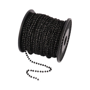 1m Stainless Steel Beads Chain Glass Beads DIY Jewelry Making