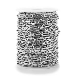 1m Stainless Steel Bone Chains for DIY Jewelry Findings