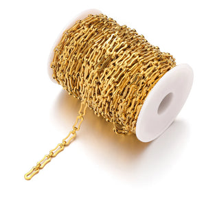1m Stainless Steel Bone Chains for DIY Jewelry Findings