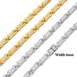 1m Stainless Steel Bone Chains for DIY Jewelry Findings