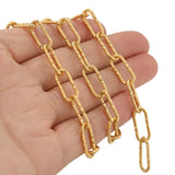 1 Meter Stainless Steel Carved Cross Chains Hip-Hop Embossed Thick Chains