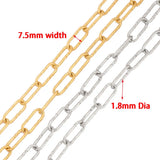 1 Meter Stainless Steel Carved Cross Chains Hip-Hop Embossed Thick Chains