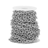 1m Stainless Steel Chunky Chains Textured Punk Choker Necklace