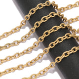 1m Stainless Steel Chunky Chains Textured Punk Choker Necklace