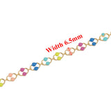 1 Meter Enamel Chains for DIY Jewelry Making
